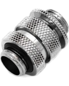Barrow G1/4" Adjustable Aqua Link Pipe (16-22mm), Silver Shiny